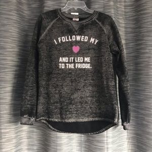 Gray Graphic Sweatshirt